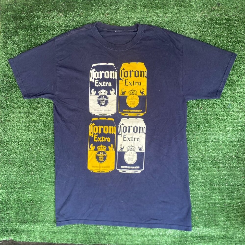 Vintage Y2K Corona Extra Shirt Beer Logo Alcohol Tee